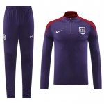 England Training Sweatshirts Viertelreißverschluss 2024-25 Navy